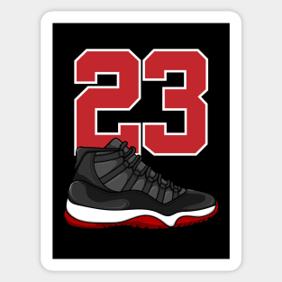 AJ 11 Retro Playoffs Sneaker Sticker